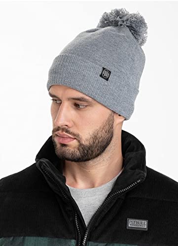 Pit Bull West Coast Bubble Small Logo berretto grigio invernale