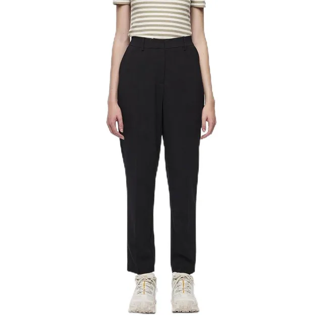 Pieces Pcluisa HW pantaloni caviglia eleganti neri