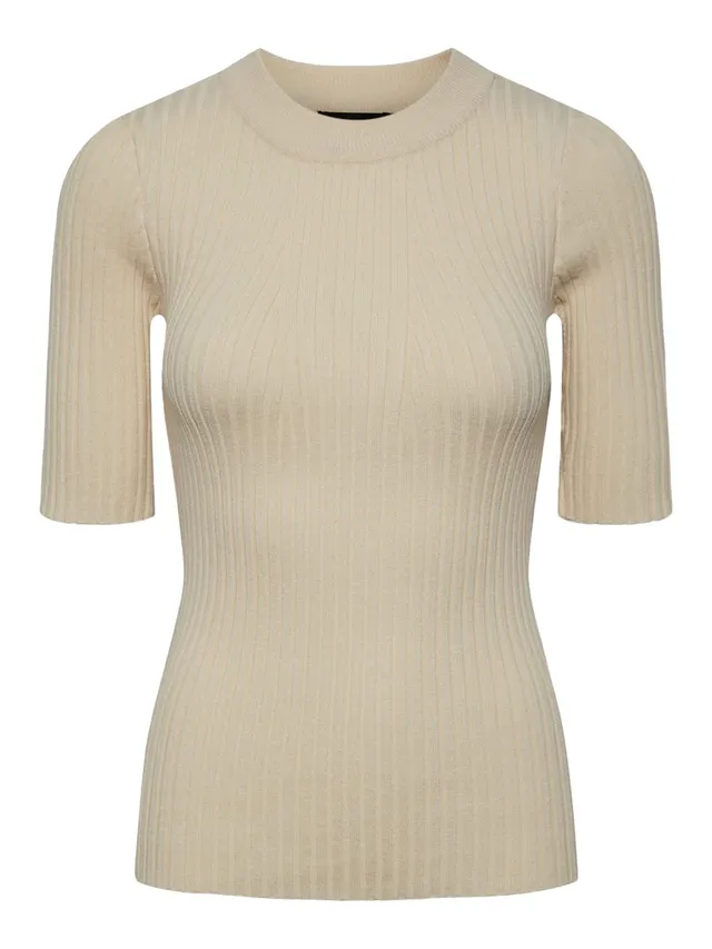 PIECES t-shirt donna betulla XS