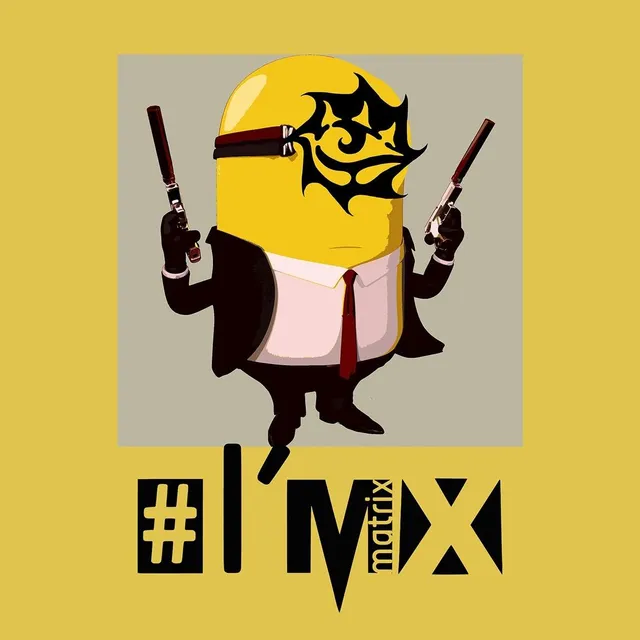 Matrix Music Store I'm X Minionix 1 t-shirt stampa digitale