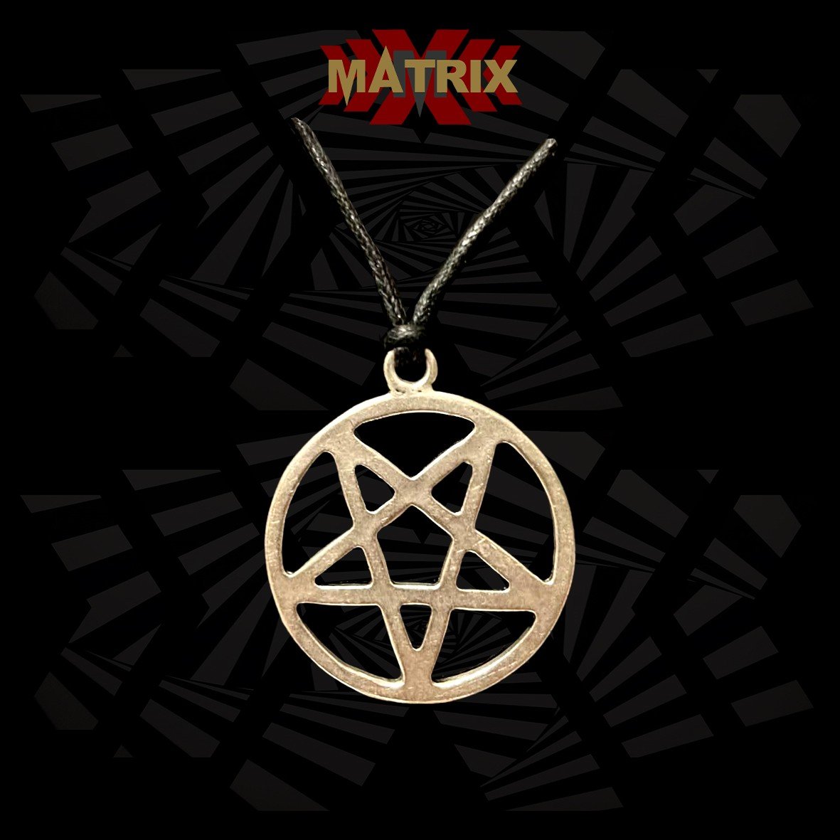 Matrix Music Store Pentacle ciondolo zamac con cordino