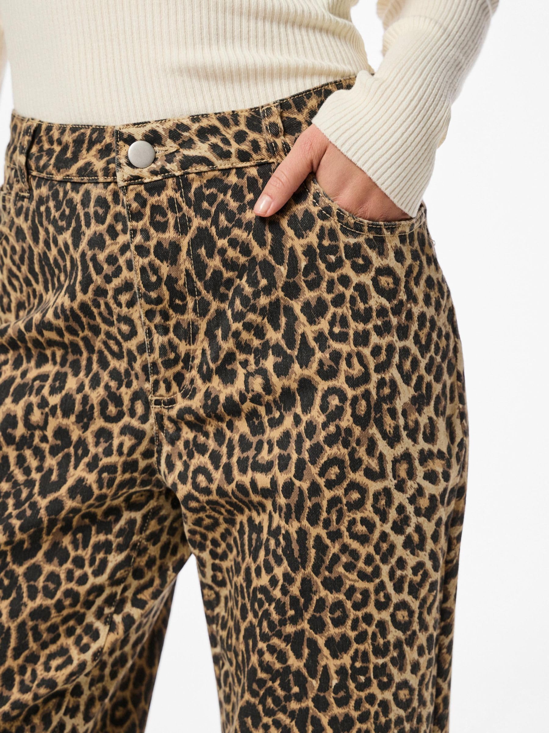 Pieces Pcsalume MW Cropped jeans donna taglia 28 denim