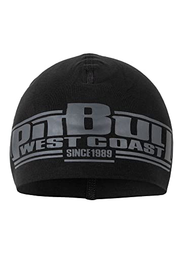 Pitbull Classic Boxing berretto uomo nero-grigio invernale