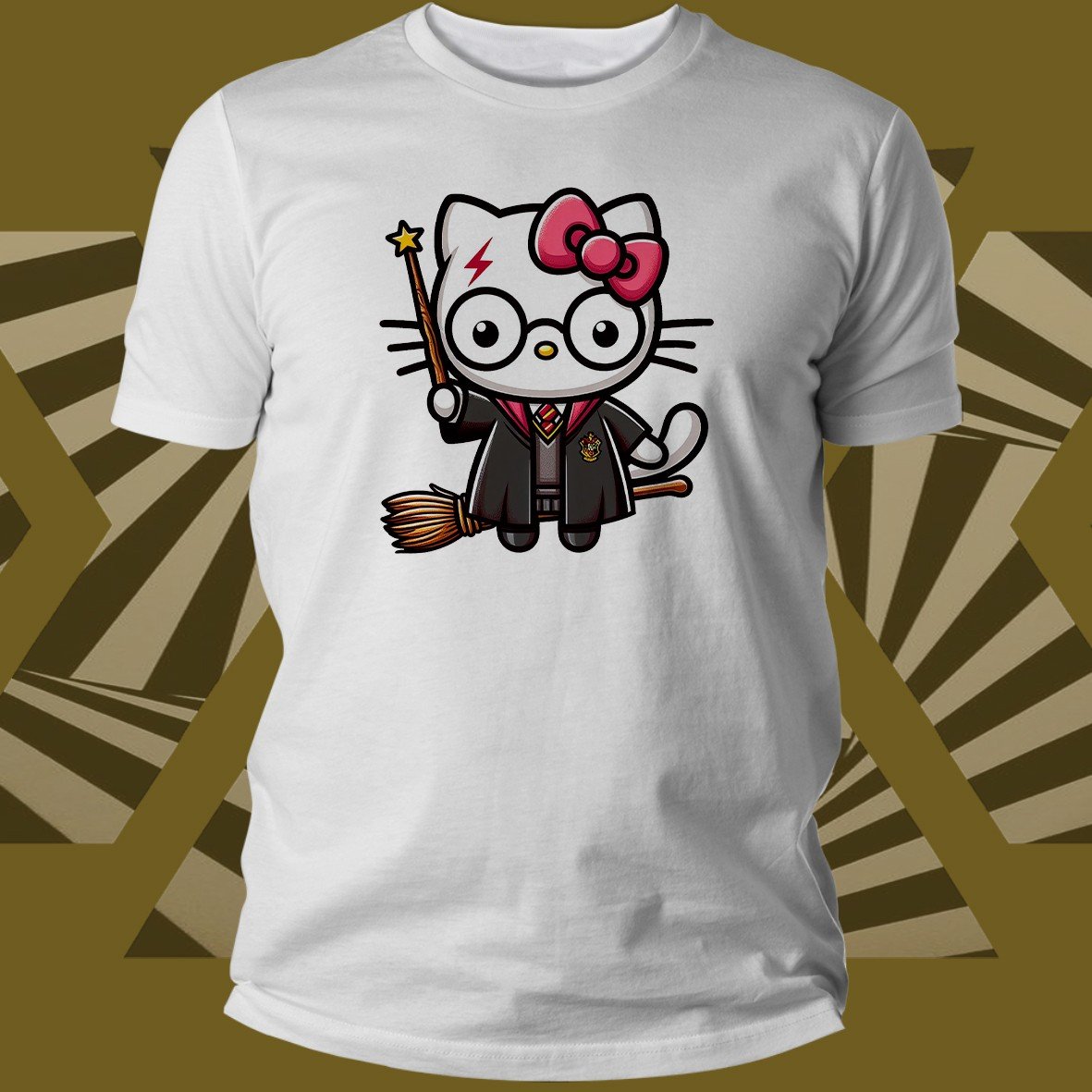 Matrix Music Store Rex Kitty Potter t-shirt cotone unisex