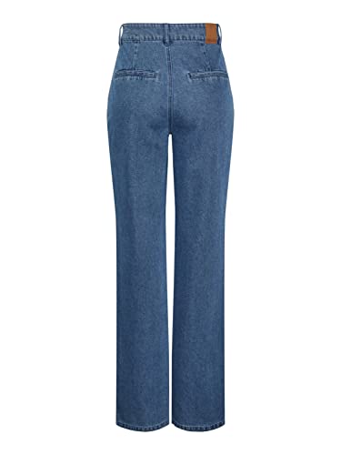 Pieces Pcama HW Wide jeans donna taglia S cotone