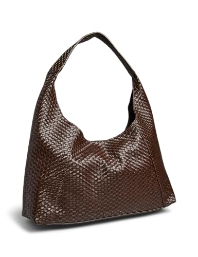 Pieces Pcjoye Borsa Hobo Intrecciata Chicory Coffee