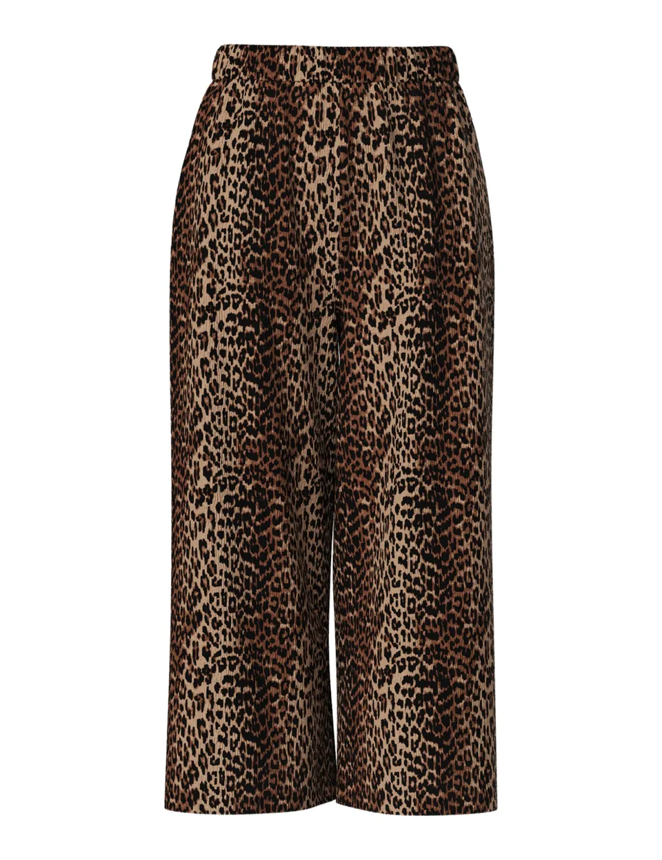 PIECES Pcflora HW Culotte pantaloni neri donna uso quotidiano