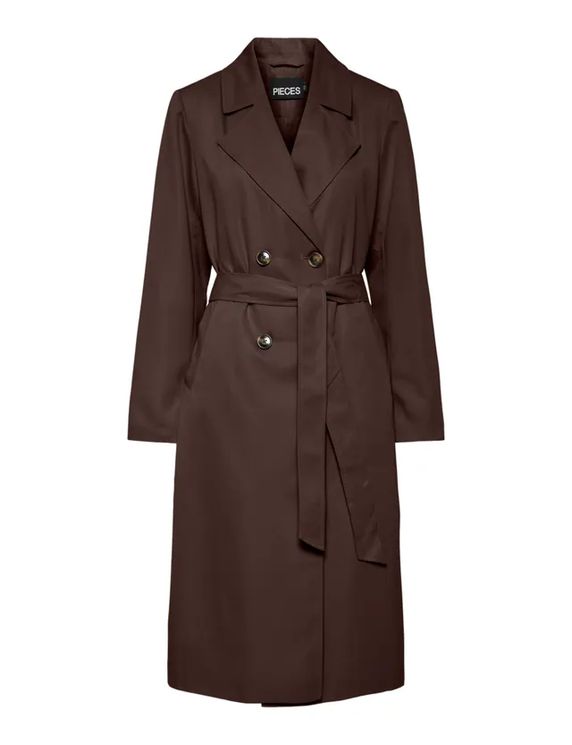 Pieces Pcscarlett LS Trenchcoat Noos trench donna taglia S uso quotidiano