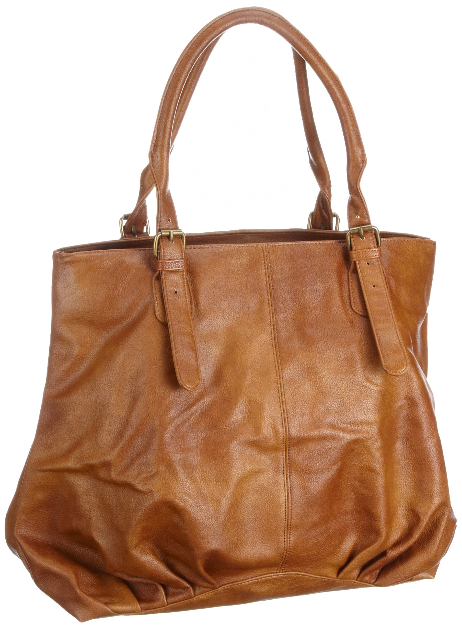 Pieces Hamlet borsa donna cognac 53x34x25 cm