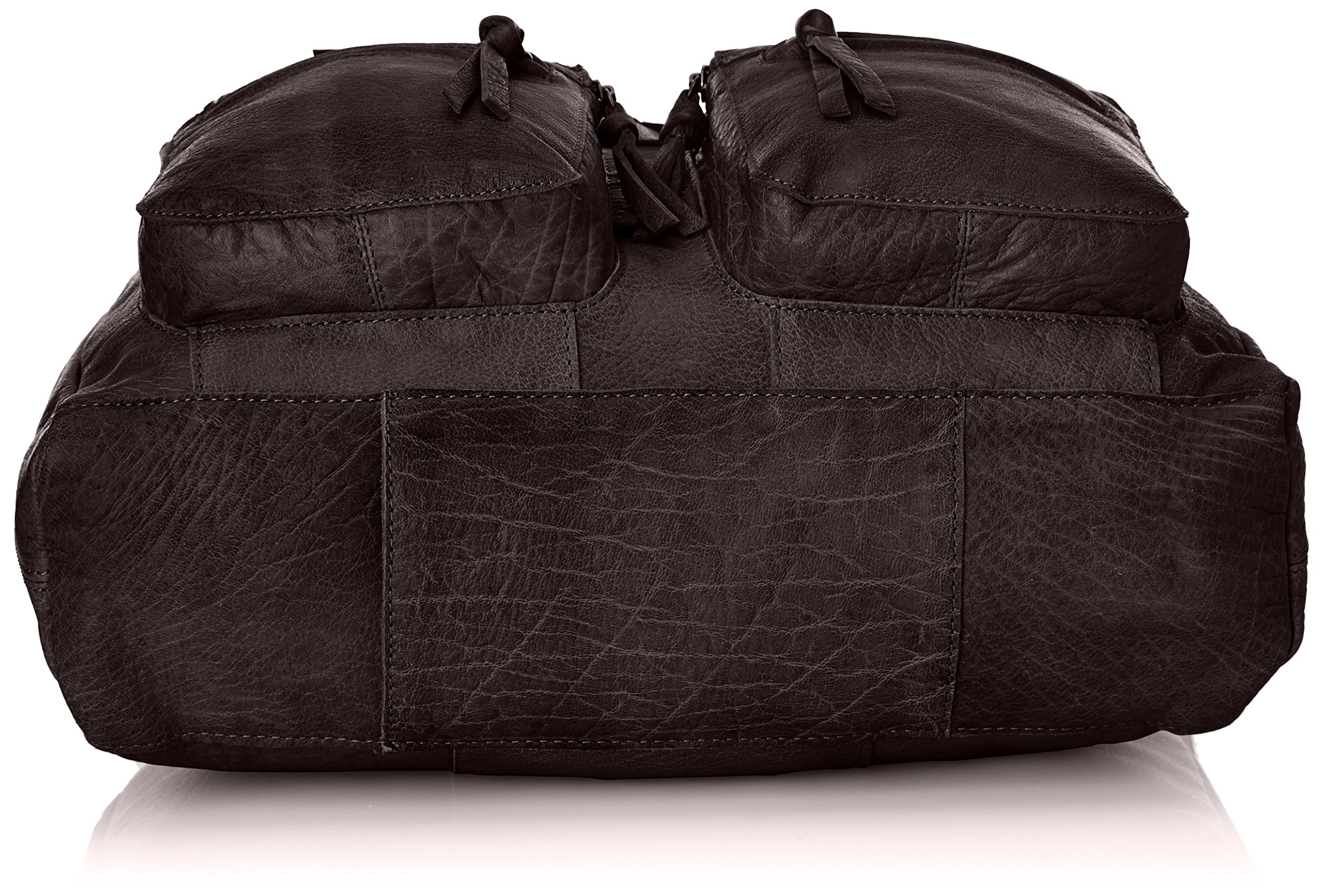 Pieces Mui Leather Bag borsa tracolla donna nera