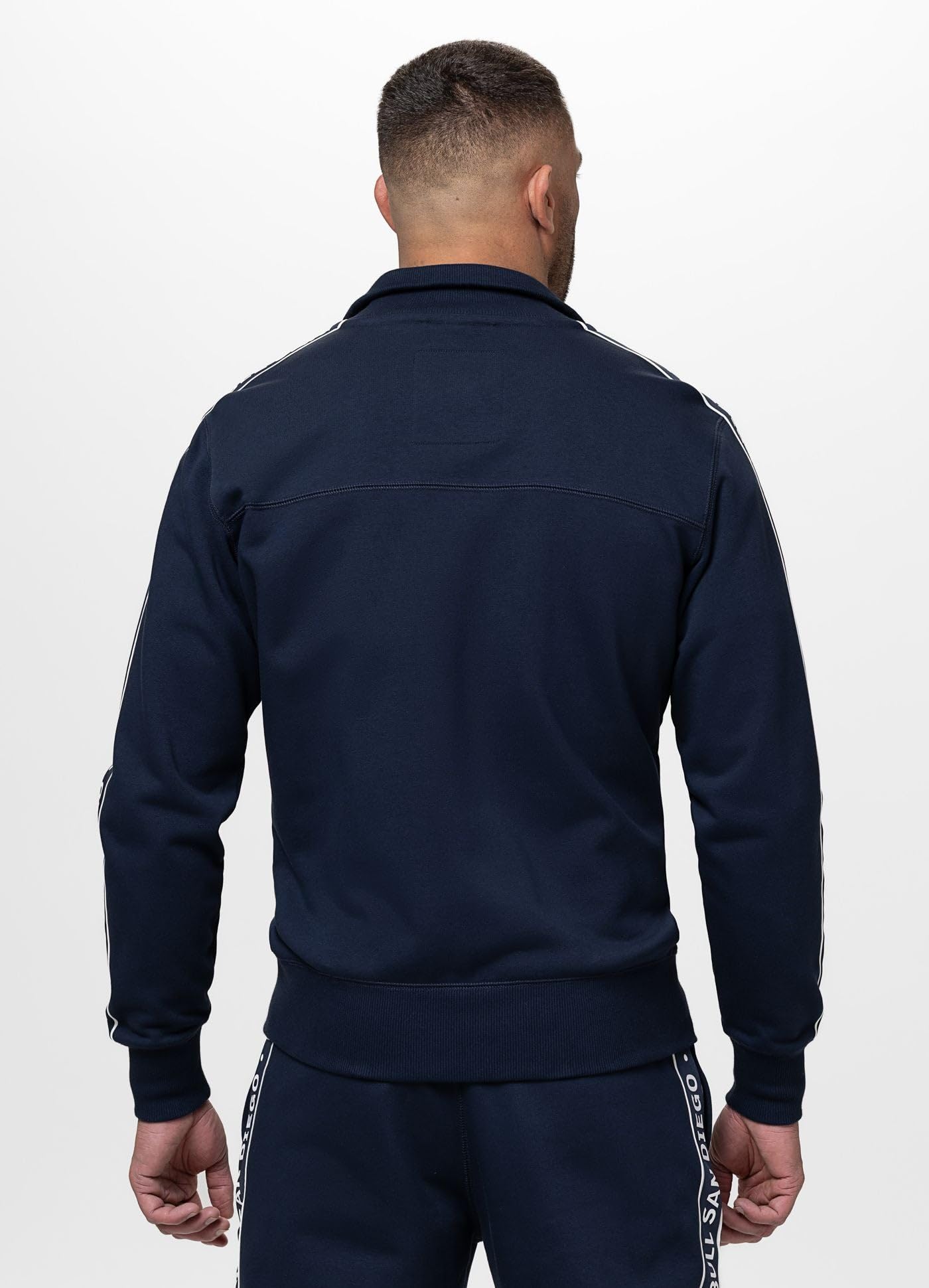 Pitbull Nexus felpa uomo con zip cotone