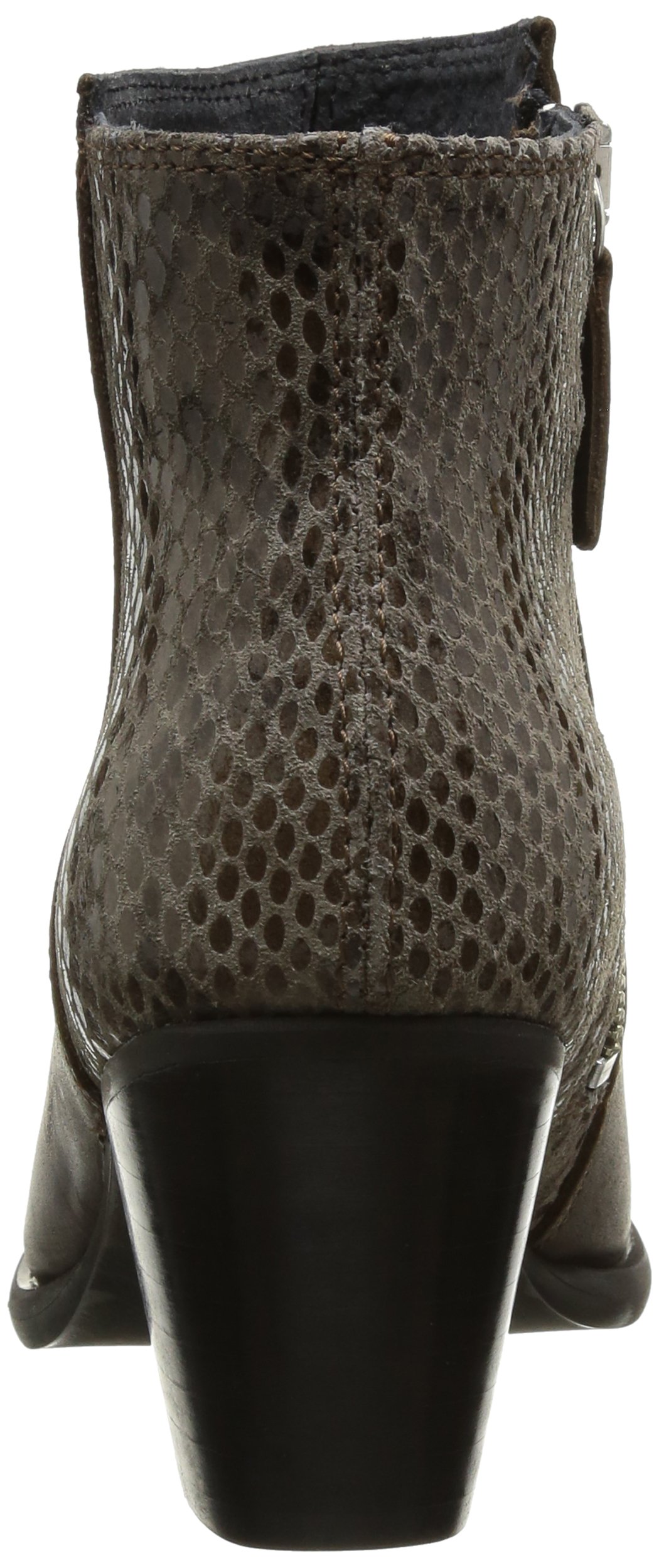 Pieces Ulai Leather Boot stivali donna 36 grigio scuro pelle