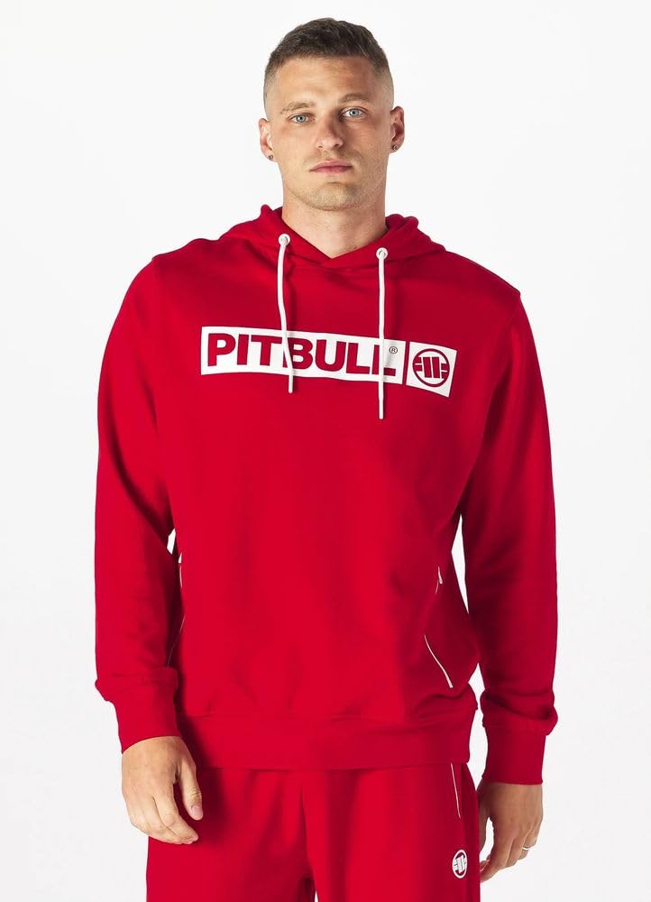 Pit Bull West Coast Terry Hilltop felpa cappuccio L in cotone