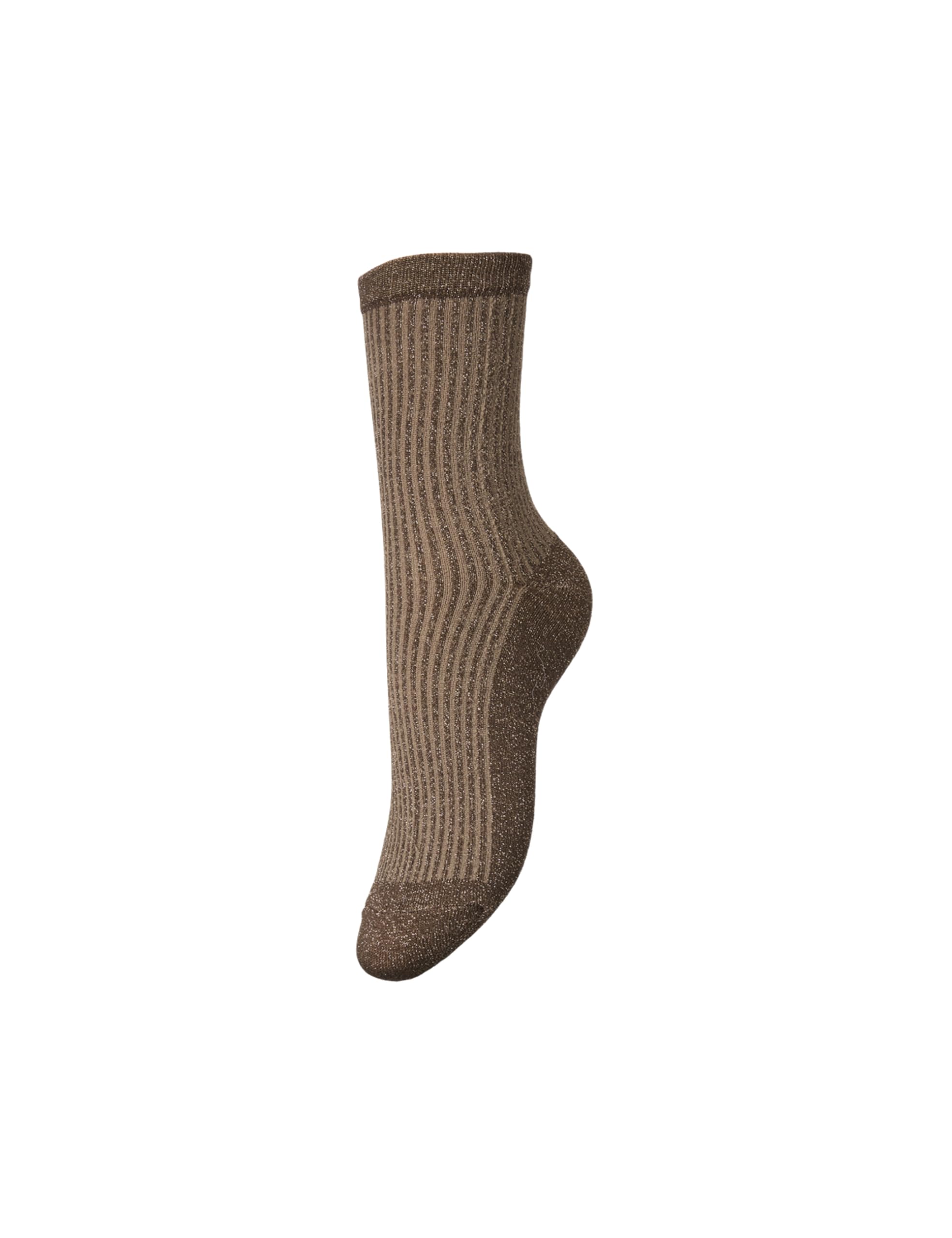 PIECES Pcsebby Glitter Stripe Noos calzini grigio tortora