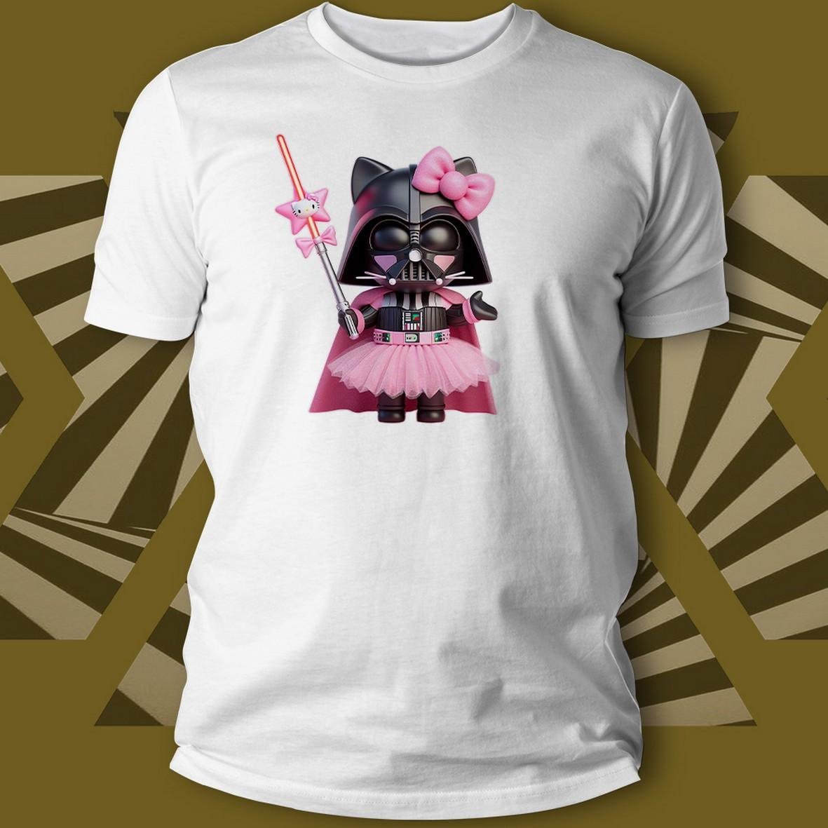 Matrix Music Store Rex Kitty-Vader Sword t-shirt unisex cotone
