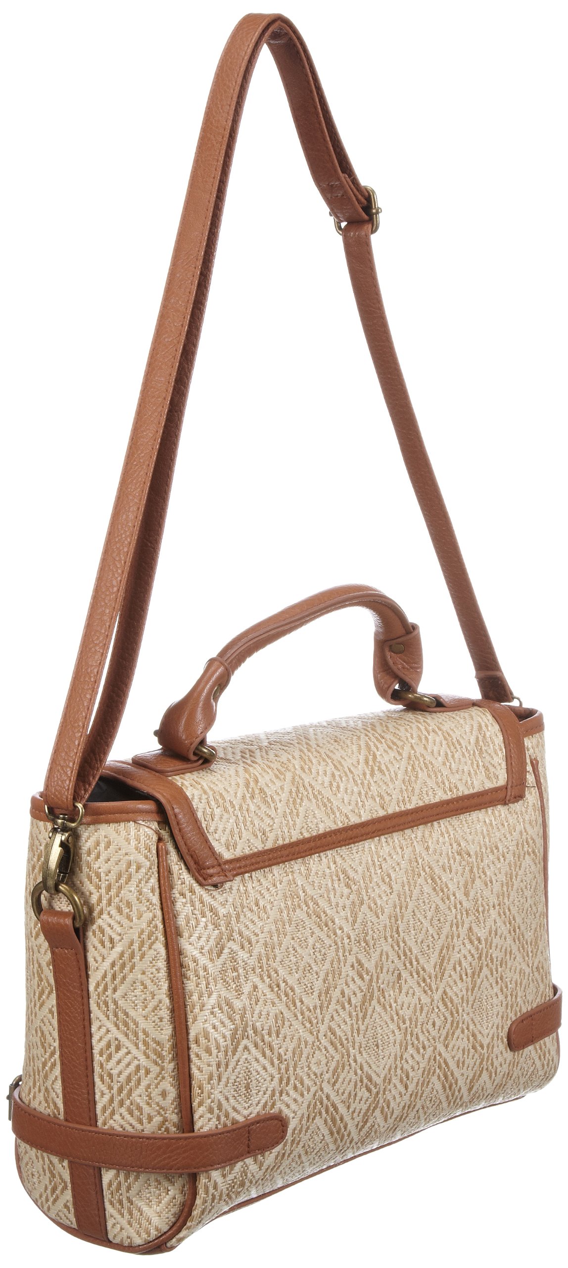 Pieces Giselle Bag 17045975 borsa tracolla cognac 33x25x11 cm similpelle