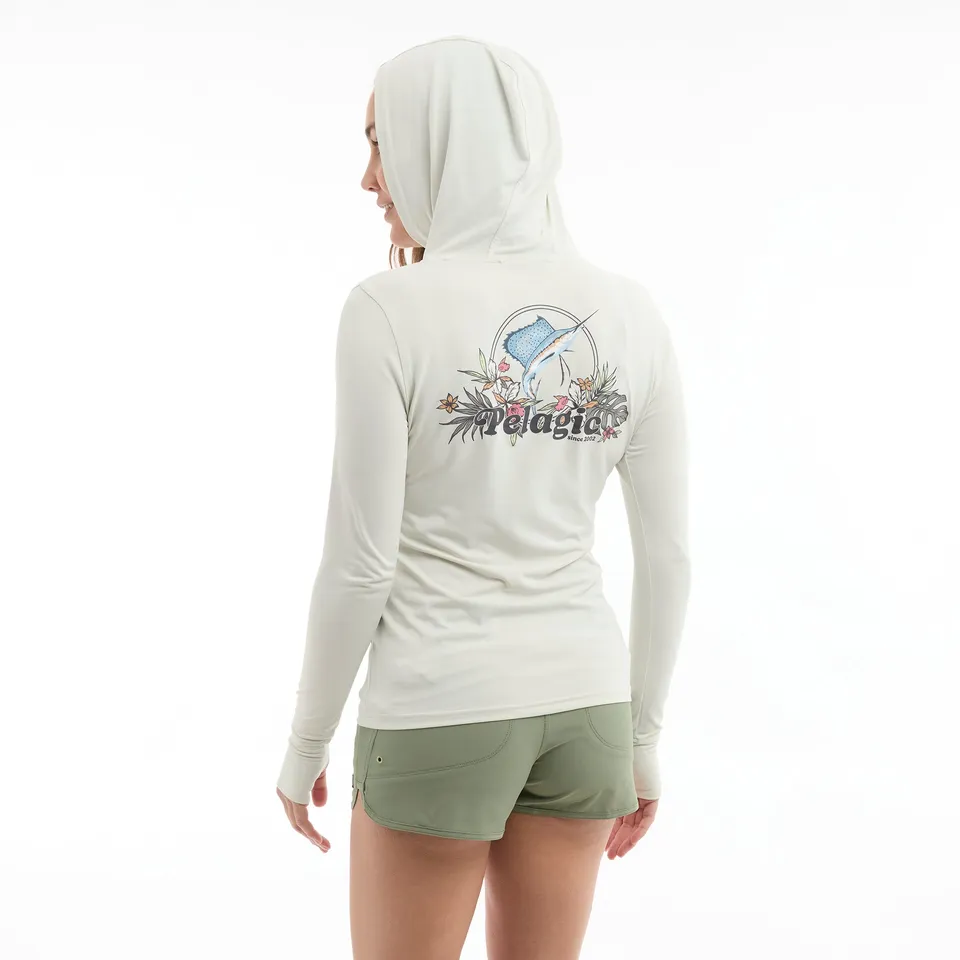 Pelagic Aquatek Tropic Sea maglia pesca Bone UPF 50+