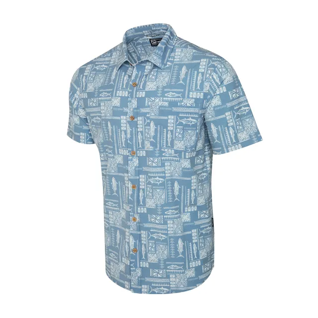 Pelagic Topshot camicia uomo petrol UPF 50+