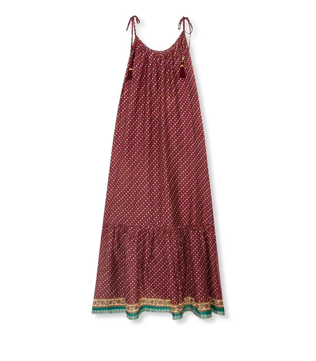 el.residu Myra 14 vestito midi marrone S/M viscosa