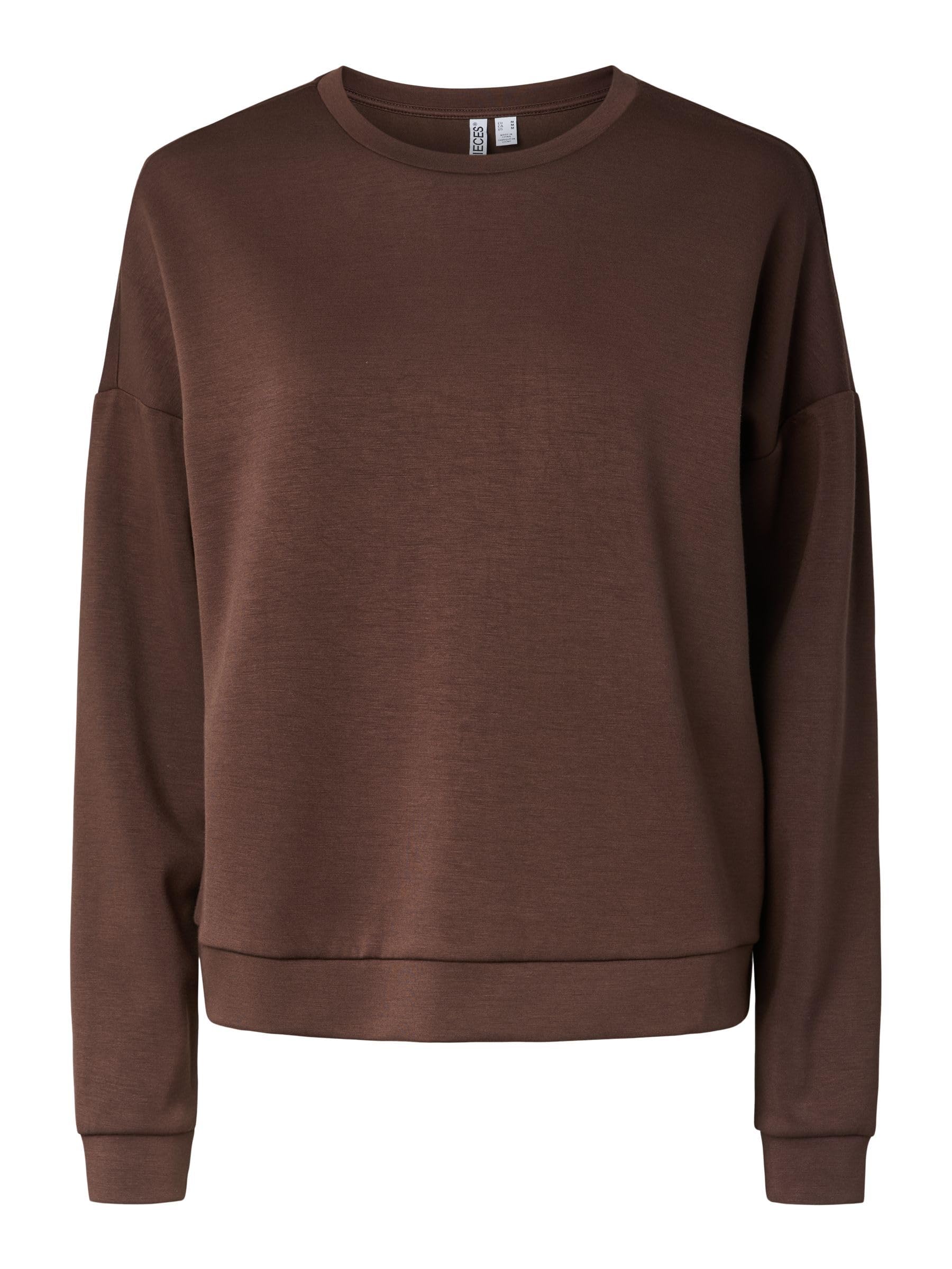 Pieces Pcmichelle Scuba LS Top maglia donna manica lunga