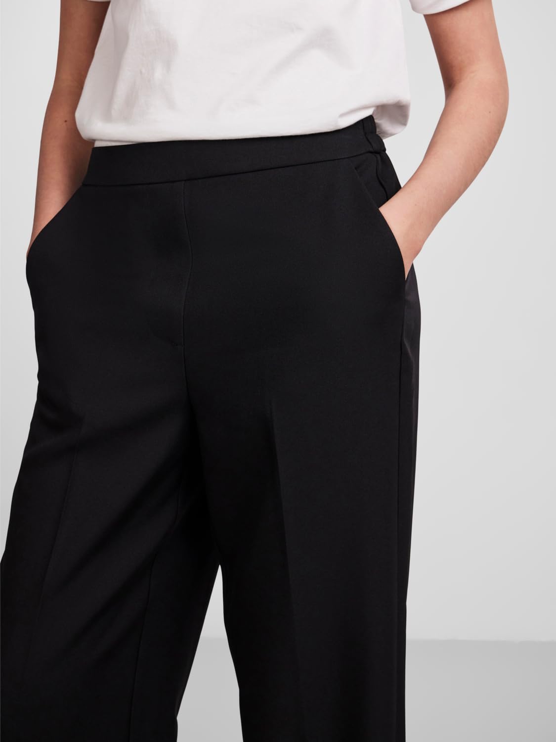 Pieces Pcneva HW Wide Pants Noos pantaloni larghi vita alta