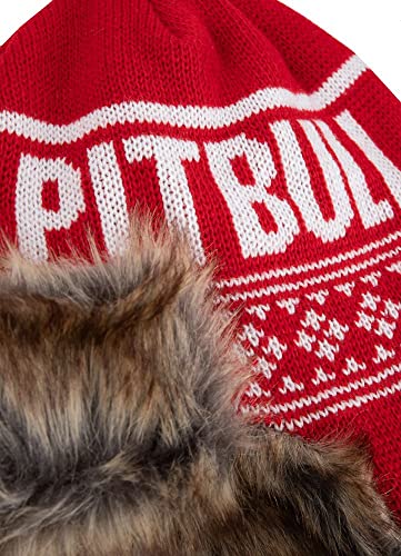 Pit Bull West Coast Mission Bay berretto rosso invernale
