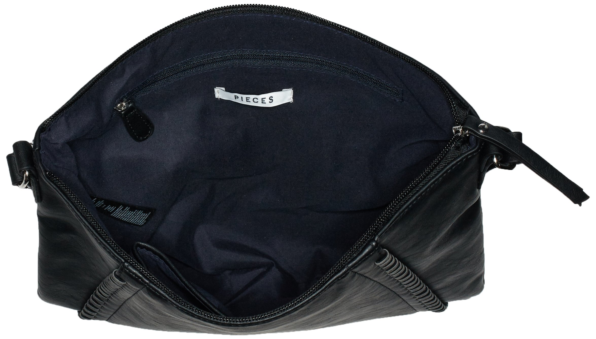 Pieces Pcsiggi Cross Body tracolla donna nera