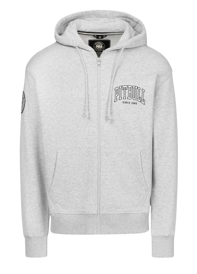 Pitbull Badger hoodie uomo zip taglia L