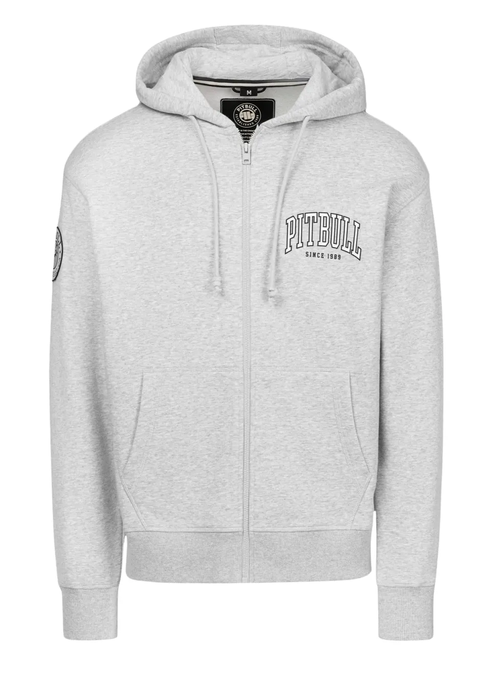 Pitbull Badger hoodie uomo zip taglia L