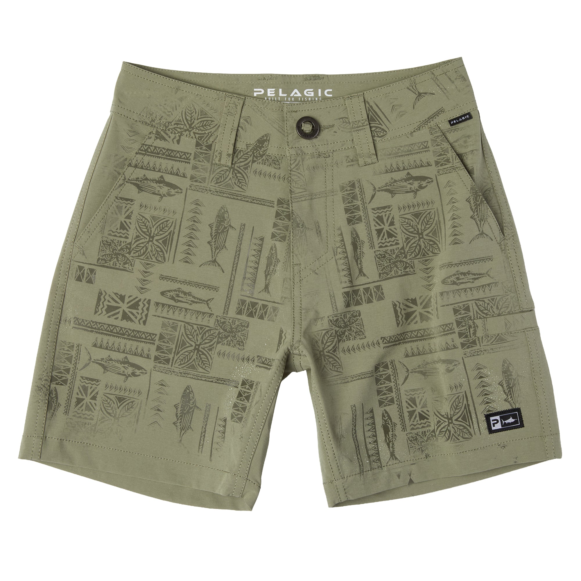 Pelagic Mako Deep Sea shorts ragazzo mangrovia idrorepellenti