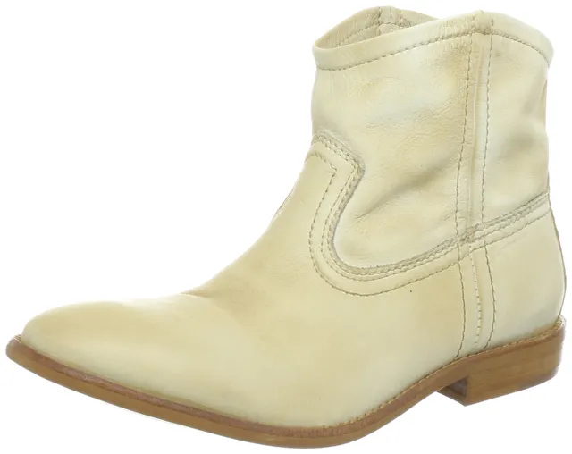 Pieces Centa Leather Boot Cognac stivali donna pelle senza chiusura