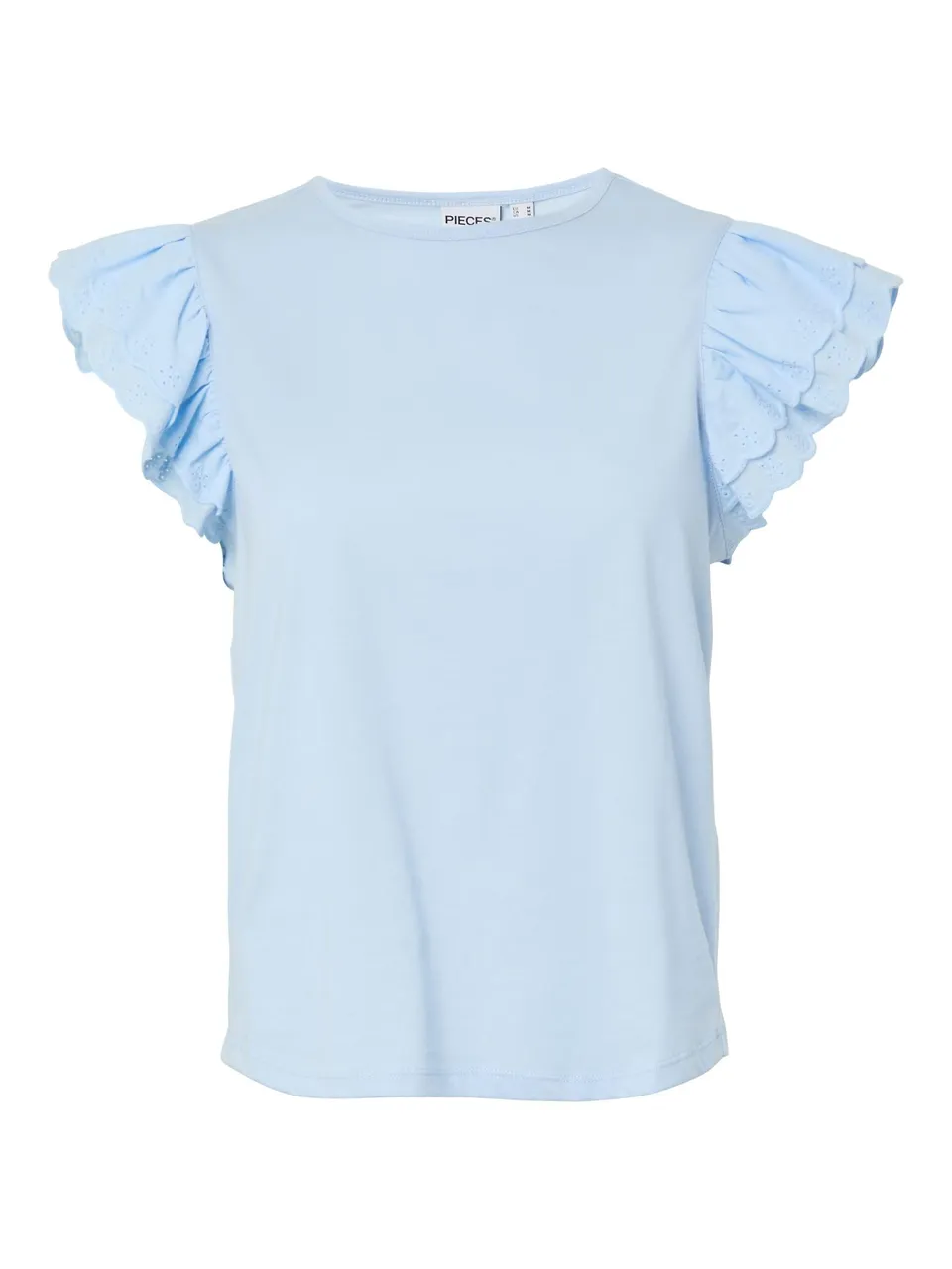 Pieces Pcpandria SL Top donna jersey ricamato