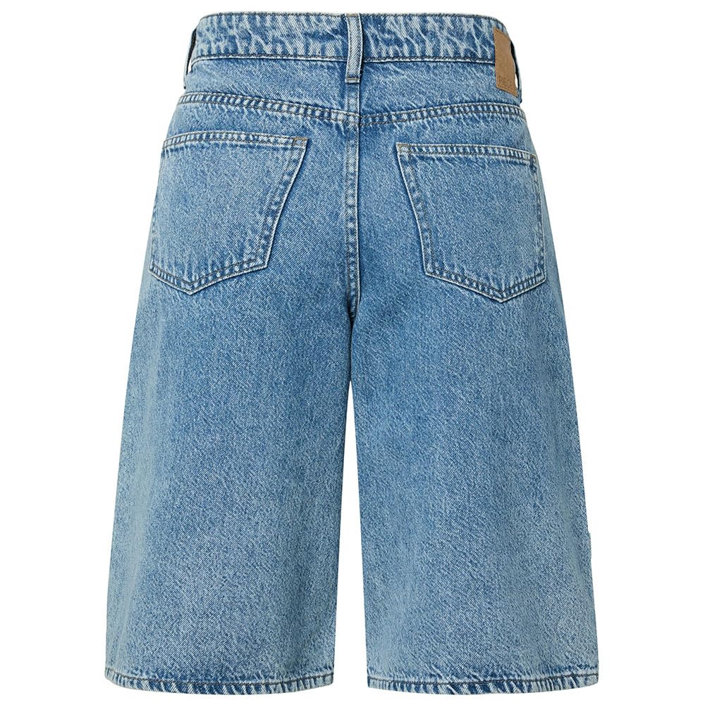 PIECES PCSKY MW shorts jeans donna blu medio