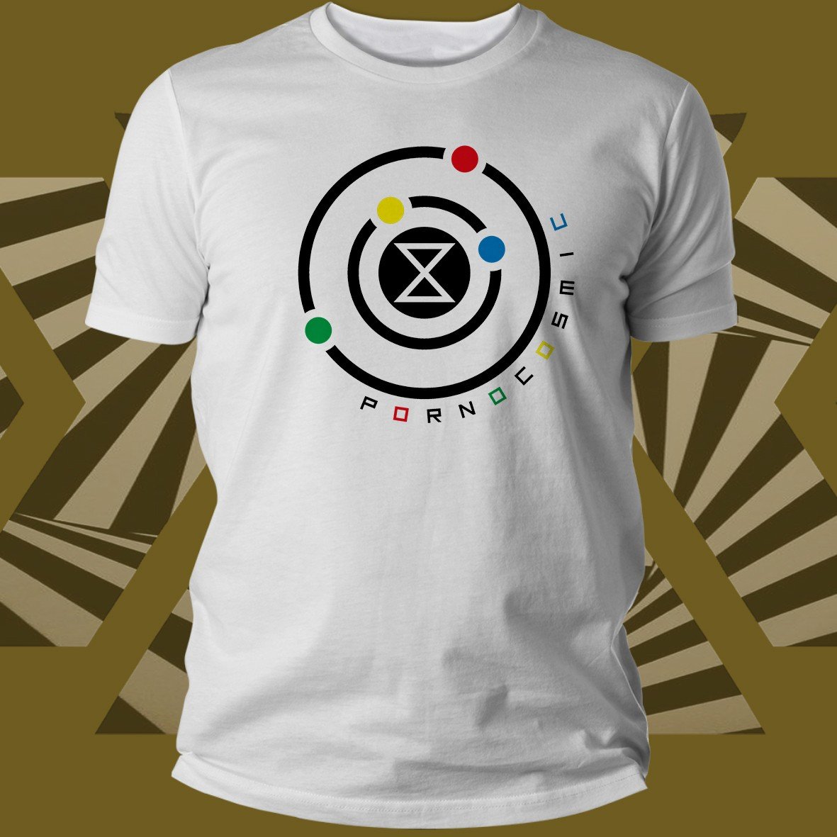 Matrix Music Store Porno Cosmic Logo t-shirt cotone organico