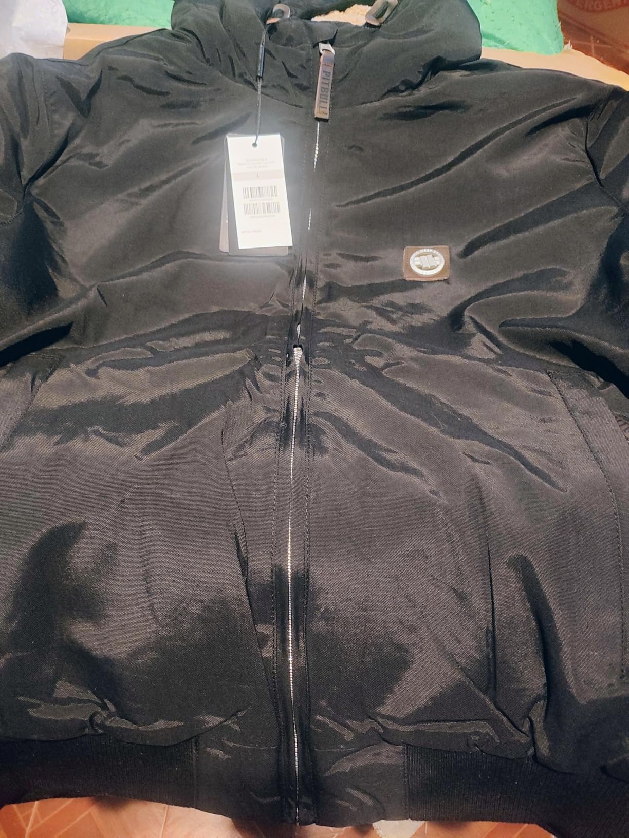 Pitbull Elkwood III giacca invernale uomo nero cappuccio