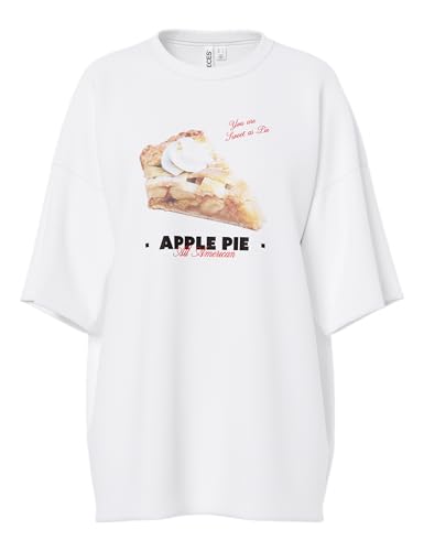 Pieces Pcpiya SS Maglietta Stampa Donna S