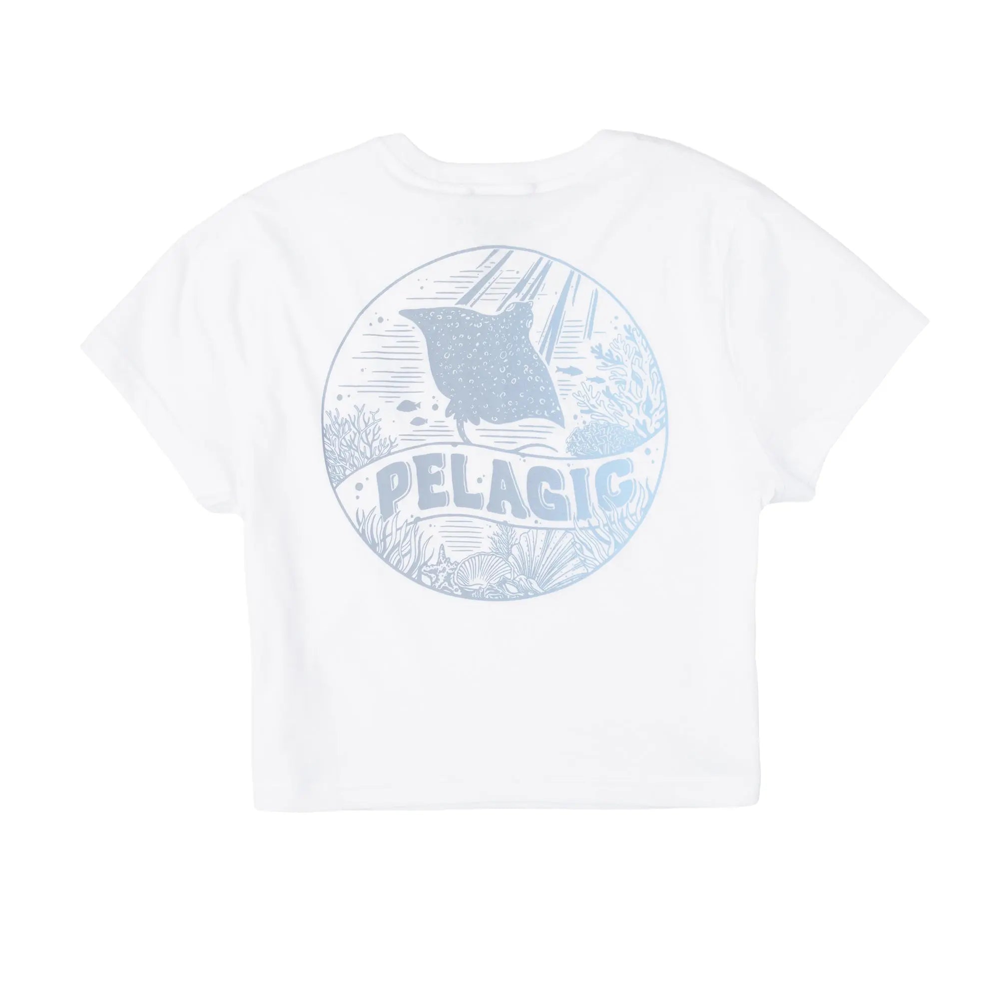Pelagic Raya t-shirt donna cotone bianca