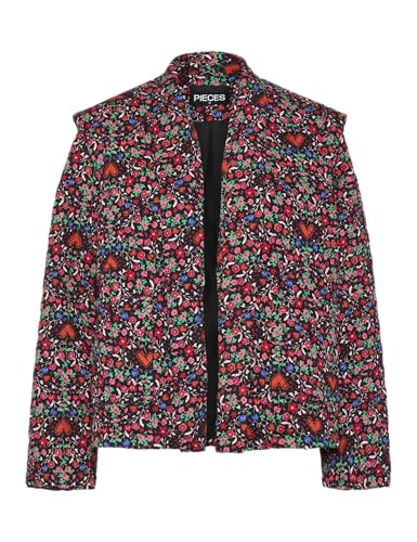 Pieces Pcsaroline giacca corta donna con stampa