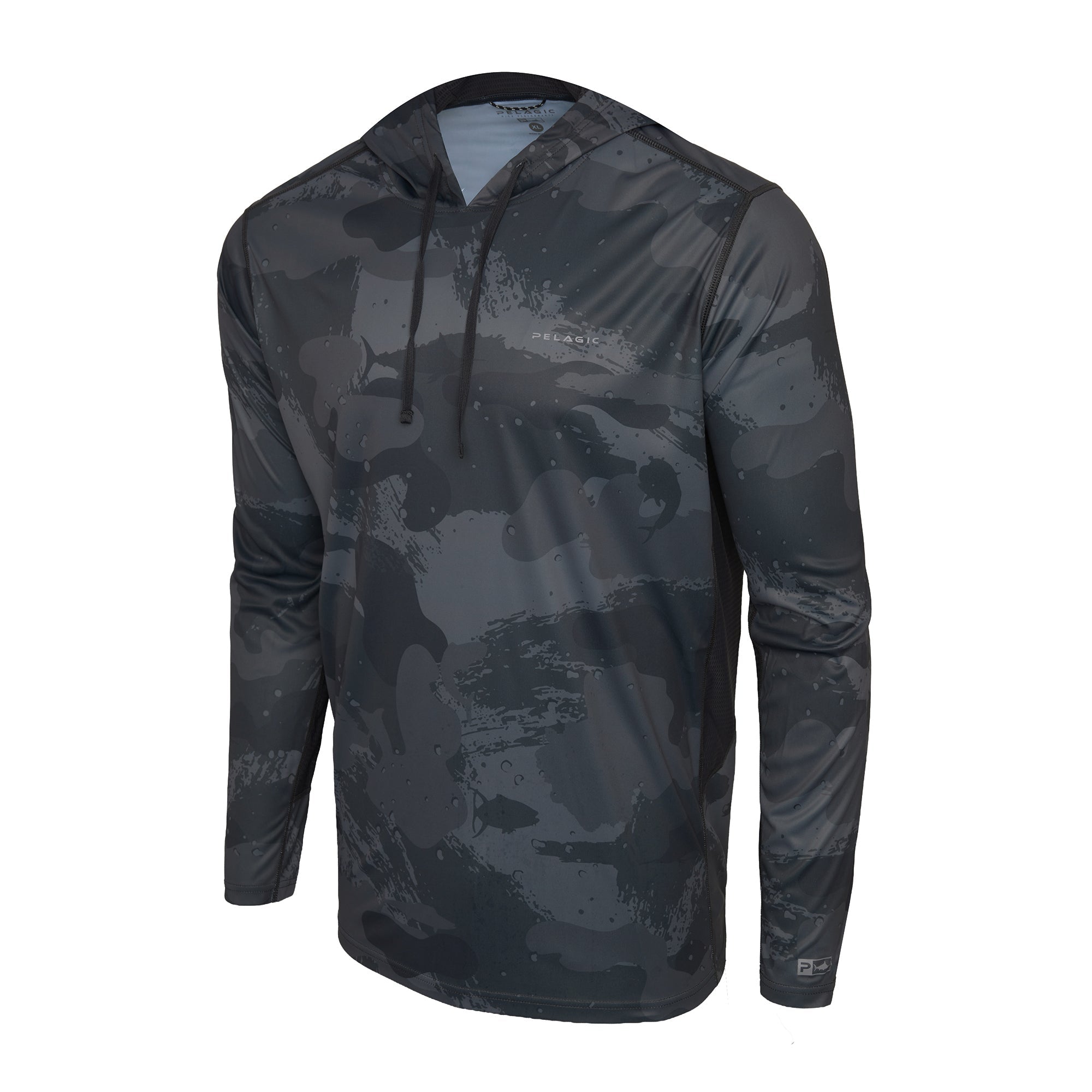 Pelagic Vaportek maglia pesca maniche lunghe nera UPF 50+