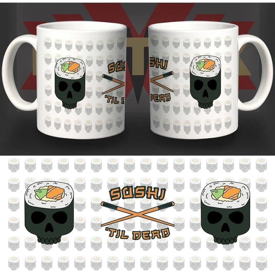 Matrix Music Store Sushi Til Dead tazza ceramica 8,2 cm lavastoviglie