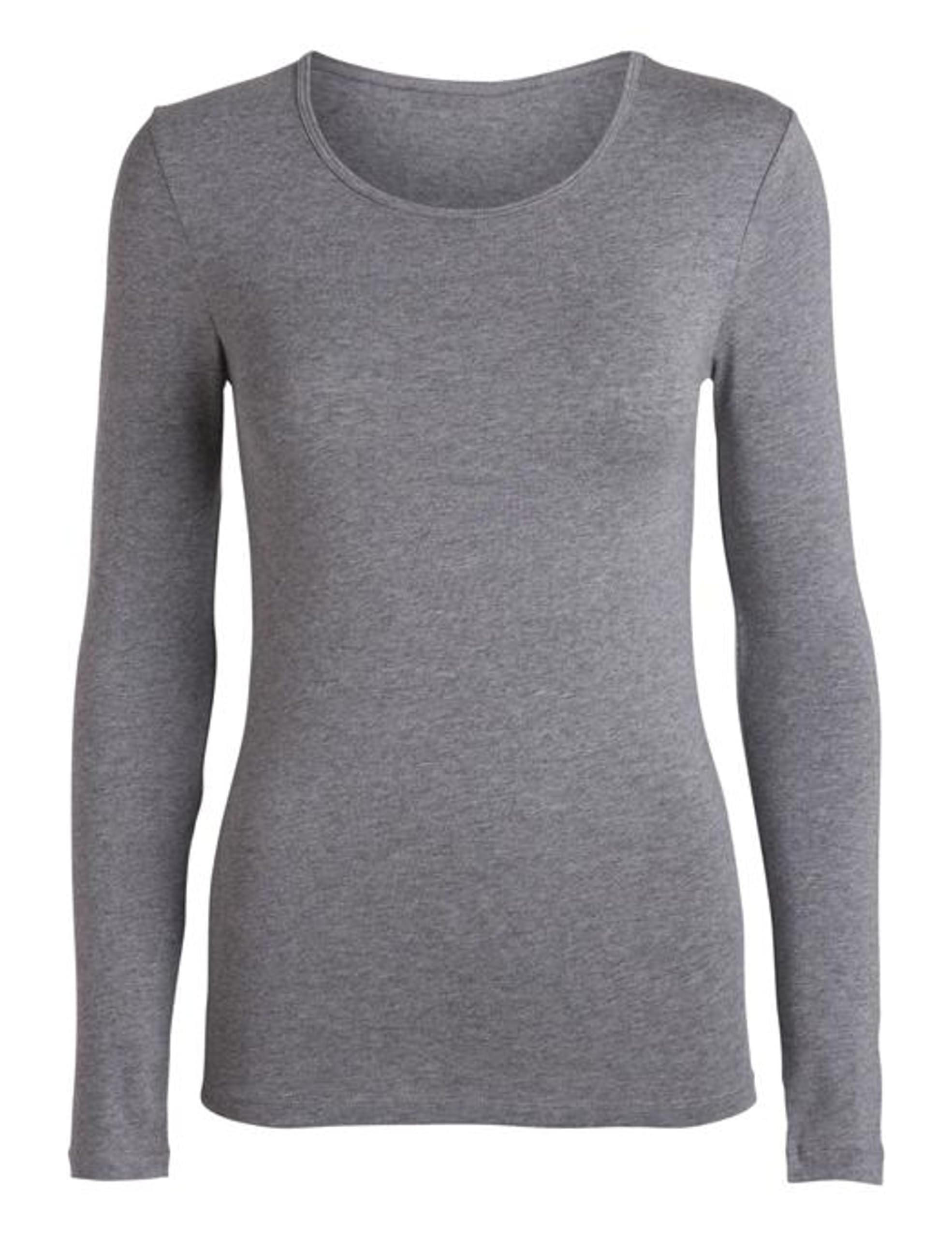 Pieces Pcholly t-shirt donna blu manica lunga