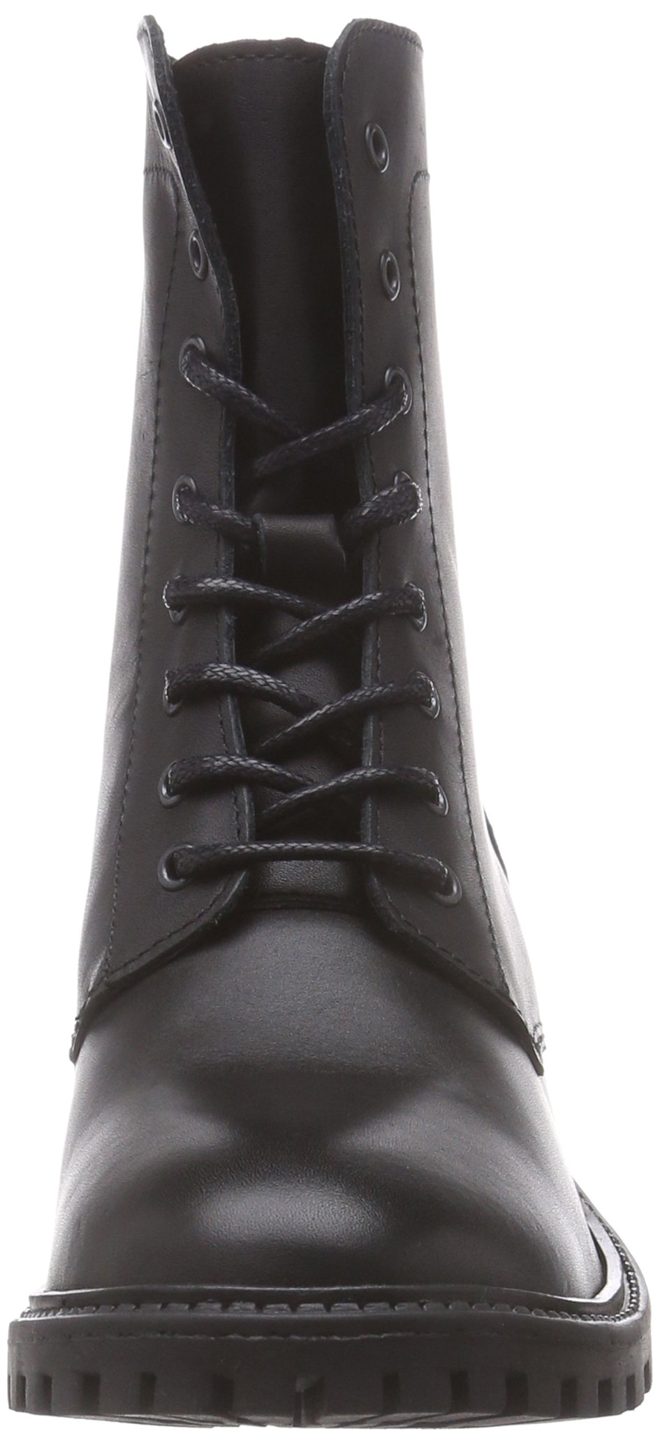 Pieces Psuda Lacci stivali donna nero 36 pelle