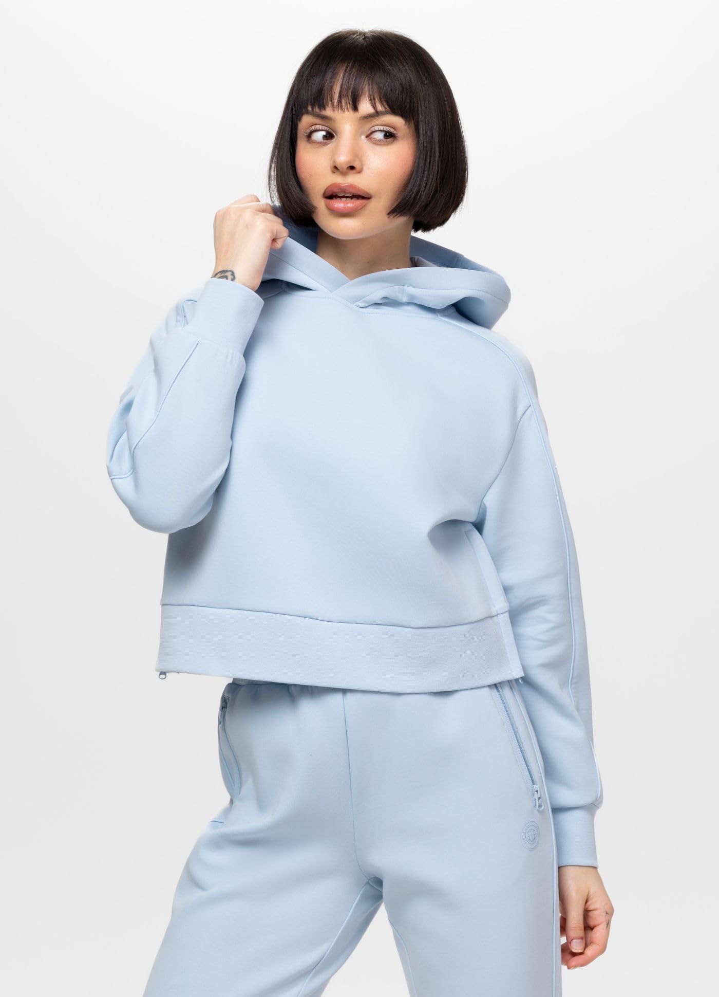 Pitbull Discovery Felpa Donna con Cappuccio XL Oversize