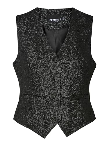 Pieces Pcbosella Gilet Glitterato Donna Taglia M Festa