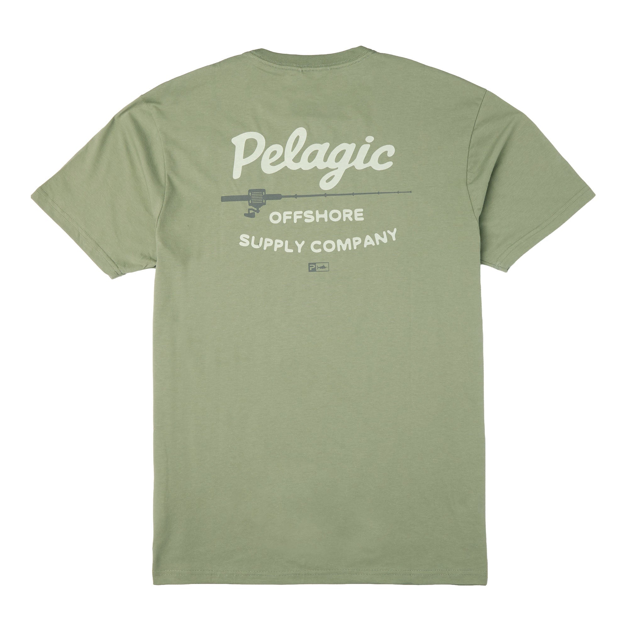 Pelagic Rodney t-shirt uomo Mangrove in cotone organico