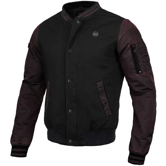 Pit Bull Sea Fire giacca nylon nero bordeaux S antivento
