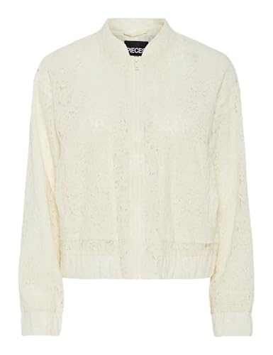 Pieces Pcpolly Lace bomber donna con pizzo taglia S