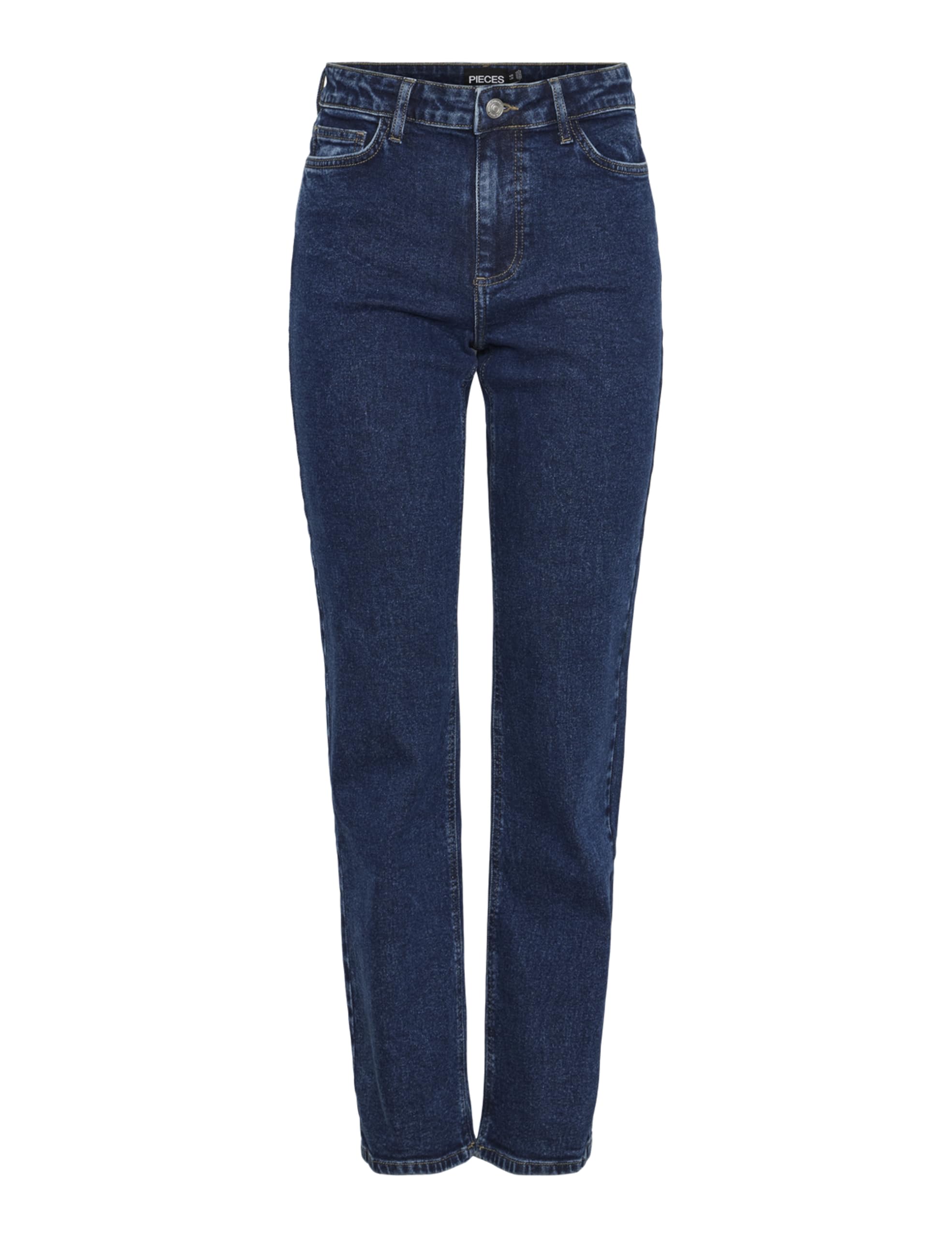 Pieces Pckelly MW Straight jeans donna 33W/32L dritti