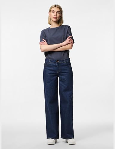 Pieces Pcselma LW Wide Jeans Rinse Noos BC jeans 29W/30L larghi