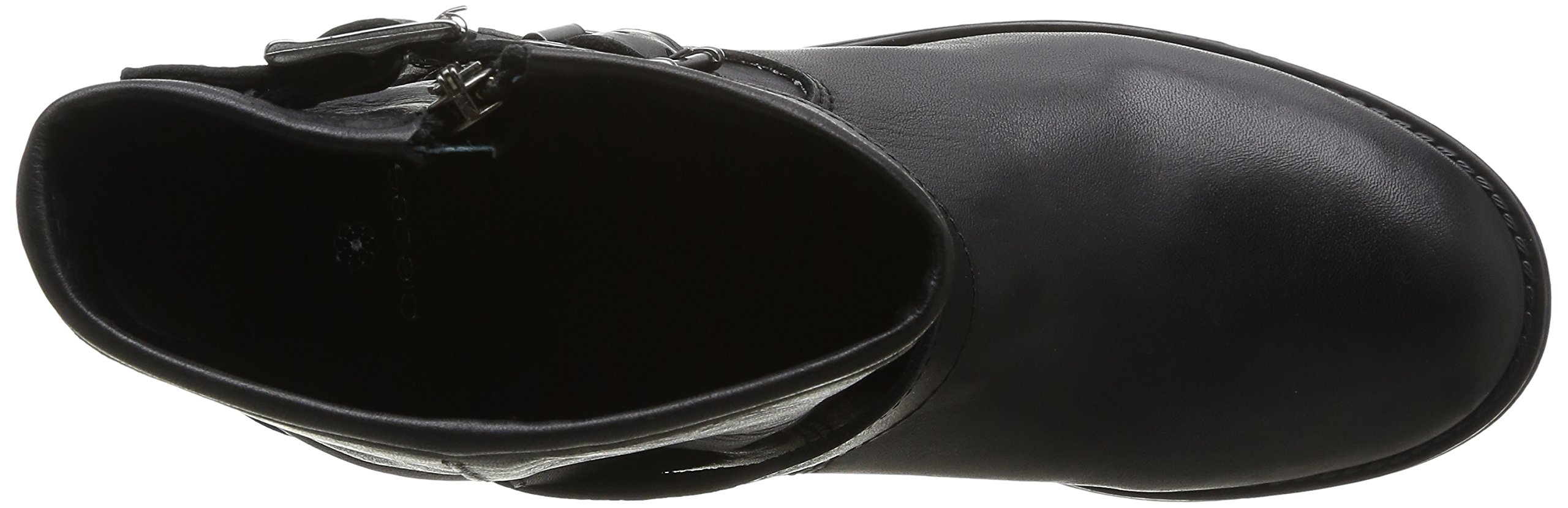 PIECES Iza stivali biker in pelle neri 42 EU